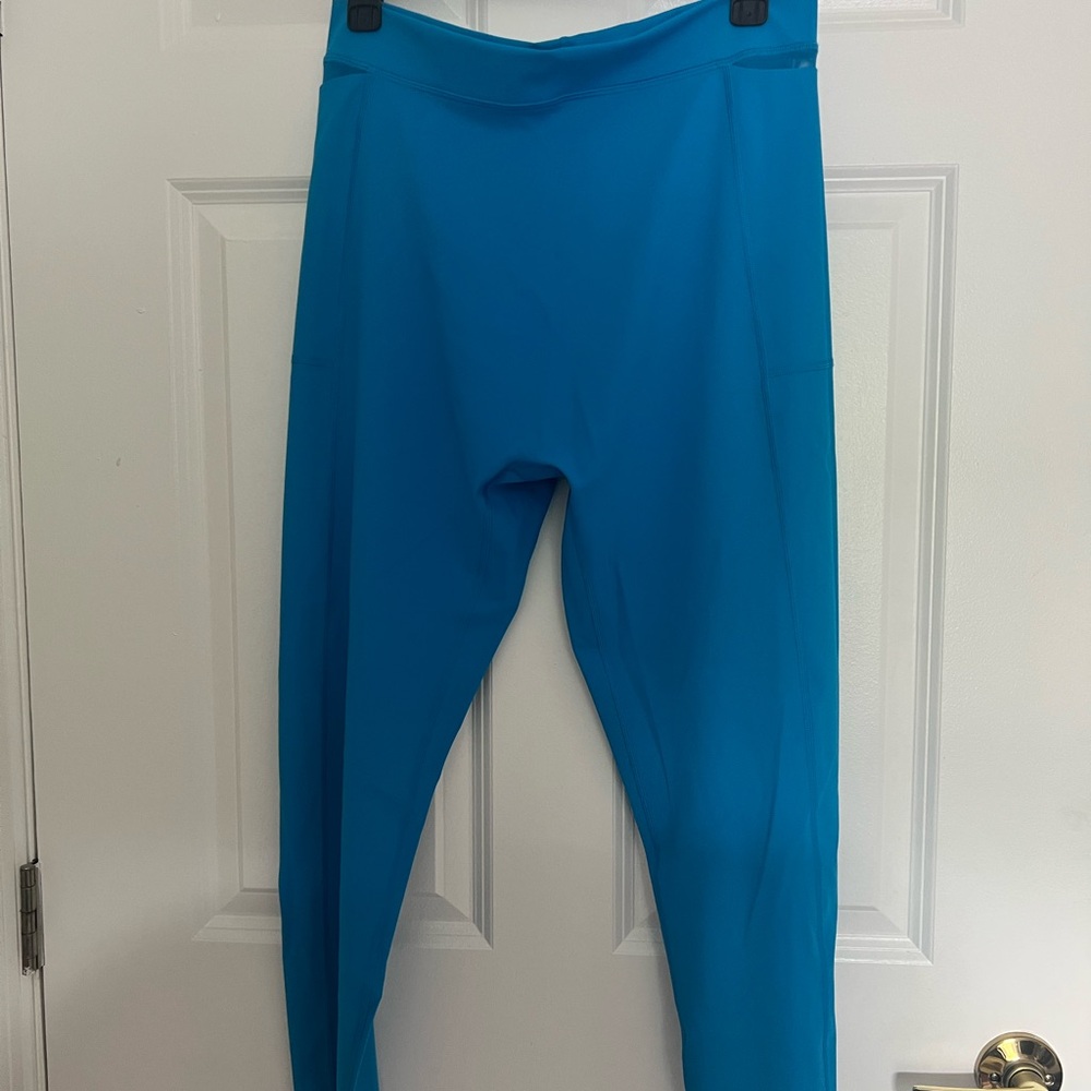 Aerie Bright Blue Hi-Rise Leggings